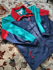 Vintage 80s 90s Columbia Sportswear Color Block Jacket Size/ Large - Picture 1 of 12