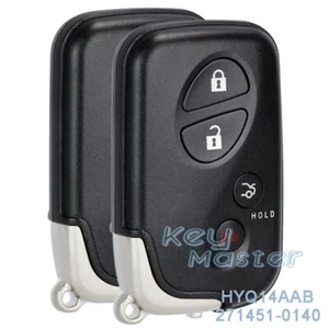 2x for Lexus IS250 ES350 GS430 LS600H Smart Remote Key Fob 271451-0140 HYQ14AAB - Picture 1 of 6