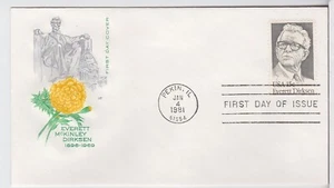 TurtlesTradingPost- Everett M. Dirksen- 1981 - FDC #1874- House of Farman Cachet - Picture 1 of 1