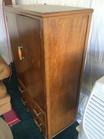 antique wardrobe cabinet Cover