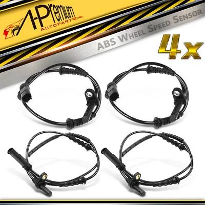 Sensor de velocidade de roda A-Premium 4x ABS dianteiro e traseiro para BMW 528i 535i 550i 640i M6 - Imagem 1 de 4