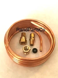 Replacement Oil Pressure Gauge Kit 3/16 x 6' Copper will fit John Deere Tractor - Picture 1 of 2