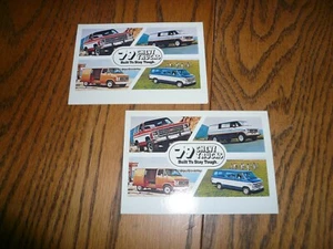 NOS 1979 Chevrolet Trucks Dealer Postcards - Vintage - Two for One Price - Picture 1 of 1