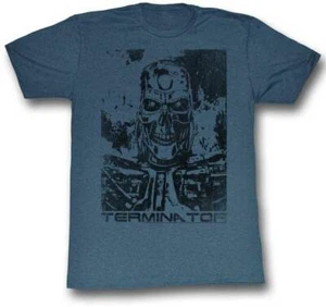 The Terminator 80's Movie Full Color Schwarzenegger I'll Be Back Men's T Shirt - Picture 1 of 3