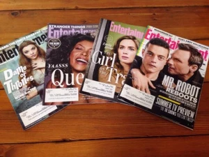 Set Lot of 4 Issues Entertainment Weekly Magazine Apr Jun Sept 2016 Mr Robot - Picture 1 of 6