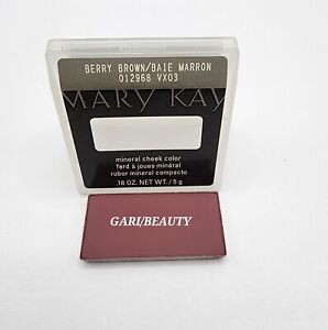 MARY KAY MINERAL CHEEK COLOR BERRY BROWN. LIMITED EDITION. DISCONTINUED NEW