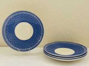 4er Set Queen's England OUT OF THE BLUE Untertassen 5,5" Mary Gilliatt Mosaik NEU - Bild 1 von 6