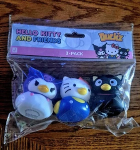 NIP HELLO KITTY & FRIENDS RUBBER DUCKZ KITTY * KUROMI * CHOCOCAT * JEEP DROP - Bild 1 von 1