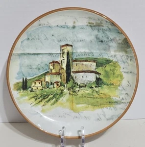 Williams Sonoma Paysage Salad Dessert Plate 9.25" Marc Lacaze 2008 Made In Italy - Picture 1 of 3