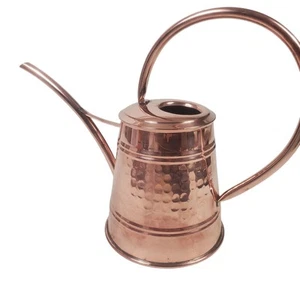 Williams Sonoma Tall Copper Watering Can Dent - Picture 1 of 13