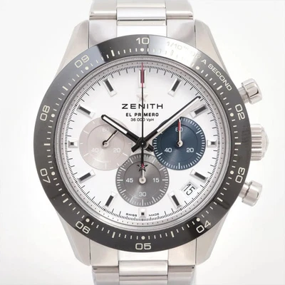 Zenith El Primero Chronomaster 03.3100.3600/69.M3100 SS SS AT White Dial 5 Extra - Image 1 of 4