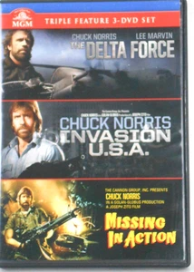 Chuck Norris Triple Feature - The Delta Force / Invasion U.S.A. / Missing In Act - Picture 1 of 1