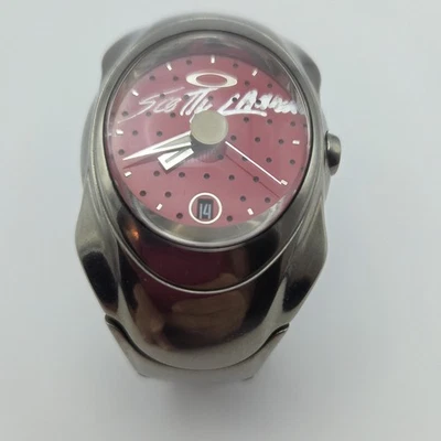 Oakley Timebomb con esfera roja cañón Scotty Cannon ¡Firma única en su clase!  Foto 1 de 4