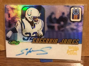 Edgerrin James 2001 Topps Finest Refractor Certified Autograph Issue Signature  - Bild 1 von 1