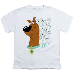 SCOOBY DOO EVOLUTION Licensed Kids Boys Girls Graphic Tee Shirt SM-XL - Picture 1 of 3