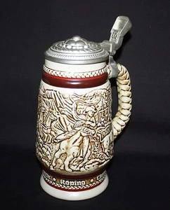 VINTAGE AVON 1980 CERAMARTE WILD WEST STEIN 40971 MADE IN BRAZIL - Foto 1 di 12
