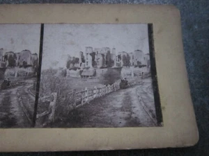 Kenilworth Castle Stereoview Card - Picture 1 of 3