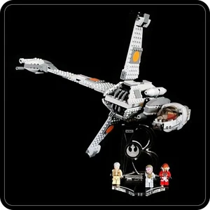 Soporte de exhibición en ángulo para Lego 75050-6208 B-Wing Fighter + minifiguras ranuras (A1011) - Imagen 1 de 10