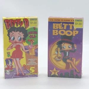 Betty Boop Betty in Blunderland And All Time Classic vintage VHS animation 1991 - Picture 1 of 3