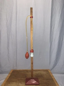 Vintage Hem Ruler With Cast Iron Base - Estate Find - OLD - Picture 1 of 12