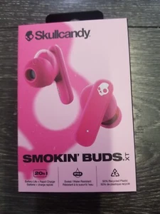 Skullcandy Smokin' Buds XT True Wireless in-Ear Earbuds Pink Brand New - Picture 1 of 2