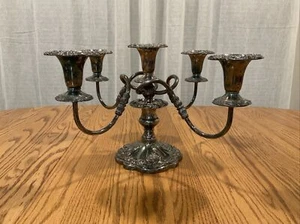 Sheffield Silver Co. 5 Arm Candelabra Silver Plate EPC Early 1800's 7 Lbs - Picture 1 of 13