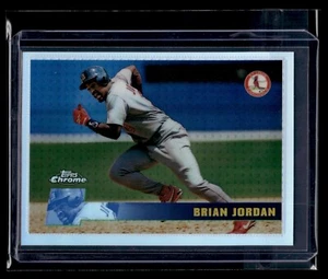 1996 Topps Chrome Refractor #35 Brian Jordan Cardinals * Iconic Set! * - Picture 1 of 2