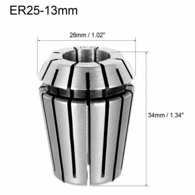 13mm ER25 13mm Spring Collet Chuck for CNC Engraving Machine Lathe Milling Tool - Image 1 of 3