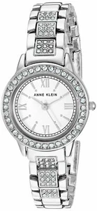 Anne Klein Women's Swarovski Crystal Accented Bracelet Watch AK/3334WTST - Picture 1 of 1