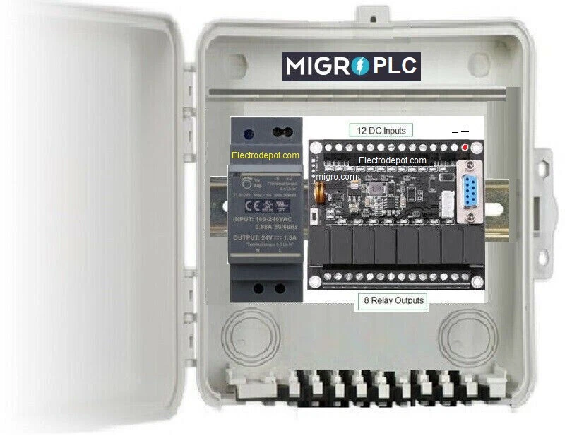 PLC Training Kit Ladder Logic Professional Programmable Controller, Outdoor Box - Изображение 1 из 4