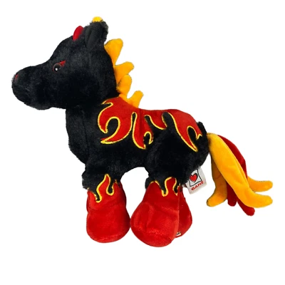 Ganz Webkinz Nightmare Flame Horse 10in - Image 1 of 4