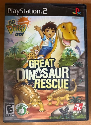 Go, Diego, Go Great Dinosaur Rescue (PS2) RARE **BRAND NEW** FACTORY SEALED*** - Image 1 of 2