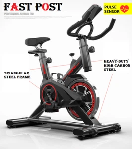 Fitness Spin Bike Exercise Home Gym Workout Flywheel Commercial Cycling Indoor - Picture 1 of 6