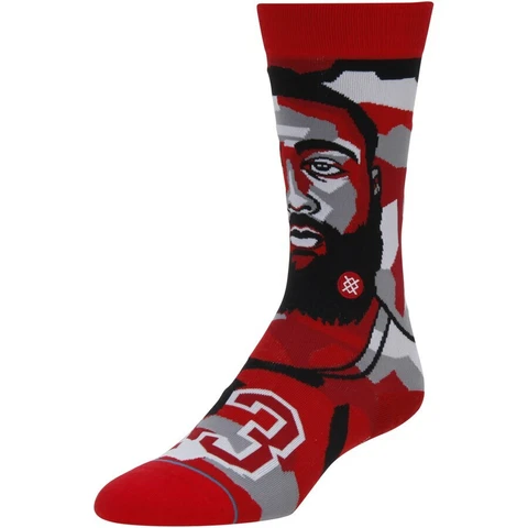 Stance Houston Rockets James Harden  Mosaic Crew Socks SIZE M (6-8.5) M545A17MHA Cover