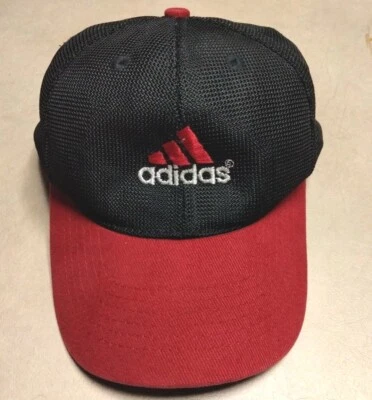 Винтажный Adidas бейсболки логотип 90-х защелки логотип редкая крышка сетки  - Изображение 1 из 4