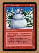 GOBLIN SNOWMAN - Magic: The Gathering - Ice Age (1995)