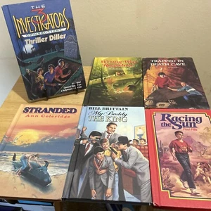 Just For Boys Hardcover Book Lot Of 6 Vintage Books VGC Action Adventure Thrills - Picture 1 of 8