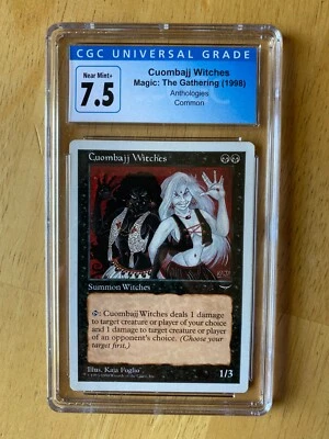 Cuombajj Witches 1998 Anthologies CGC 7.5 Magic The Gathering - Image 1 of 2