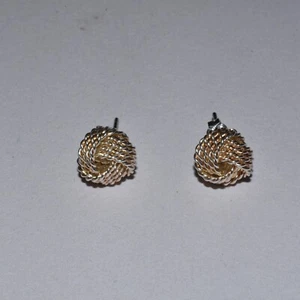 Tiffany & Co. Sterling Silver Twist Knot Earrings - Bild 1 von 5