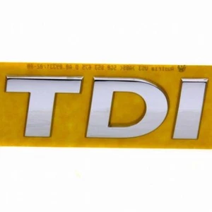 Original VW Emblem TDI 5G0853675D 78mm Volkswagen Schriftzug Chrom - Bild 1 von 1