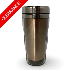 NEW Copper Brown Travel Coffee Mug 16 oz Insulated Tumbler - Picture 1 of 2