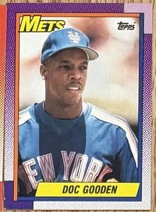 Doc Gooden NY # 510 Mets Topps 1990 Collector MLB Baseball Card 1989 Season - Bild 1 von 2
