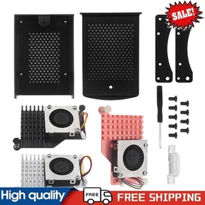 Aluminum Case with Cooling Fan Passive/Active Cooling Cases for Raspberry Pi 5 - Afbeelding 1 van 14