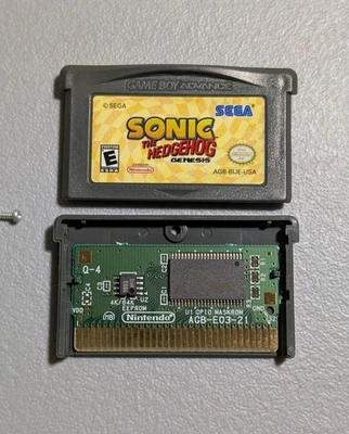 Sonic The Hedgehog Genesis (Nintendo Game Boy Advance GBA 2006) Authentic - Image 1 of 4