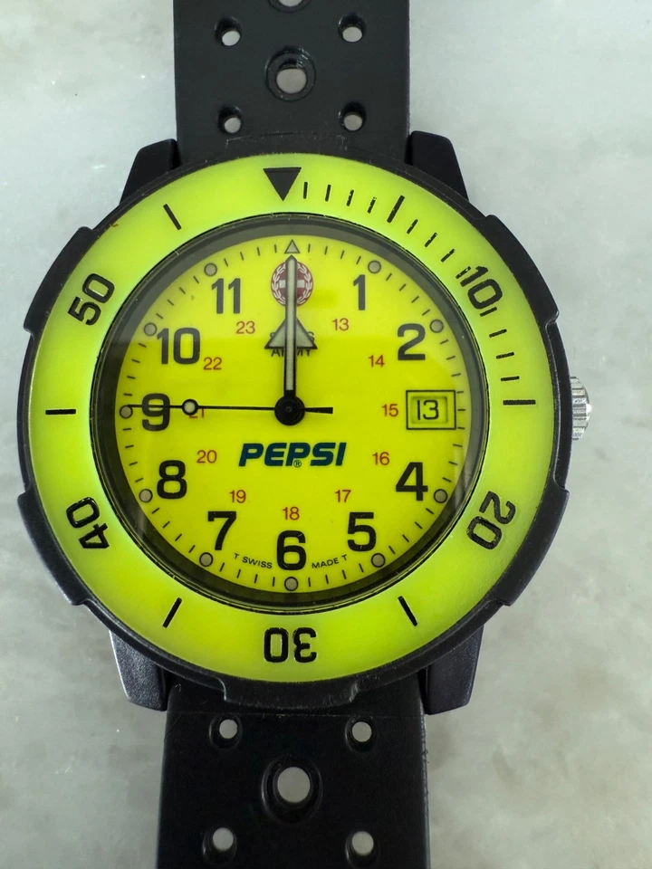 Vintage Swiss Army Limited Edition Andre Agassi Pepsi Quartz Watch - image 1 of 4