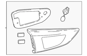 Genuine Mazda Backup Lamp DB3D-51-3G0C - Picture 1 of 2