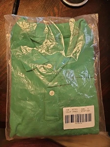 Polo J Crew Factory Flex Piqué para hombre verde sin esconder manga corta talla XL J0351 - Imagen 1 de 2