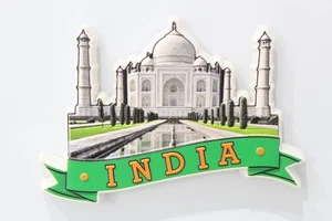 3D-Indien Kühlschrankmagnet Stadt Land Souvenir Reise Urlaub Geschenk Mumbai Delhi - Bild 1 von 20