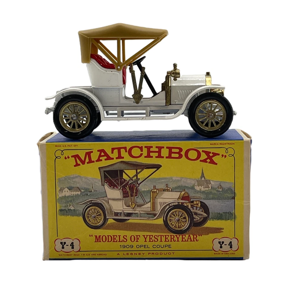 Vintage Lesney Matchbox Of Yesteryear 1909 Opel Coupe No Y-4 - Made in England - Image 1 of 4