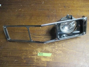 Vintage 74 Arctic Cat El Tigre 295 Snowmobile Headlight Chrome Hood Grill 73 - Picture 1 of 19